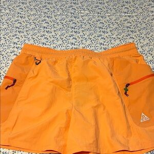 Nike ACG Orange Women's Cargo Shorts